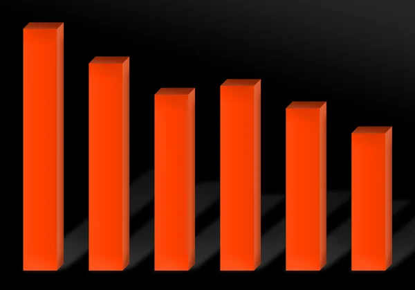 Recession Chart — Stock Photo, Image