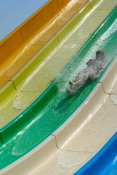 stock image Colorful waterslide