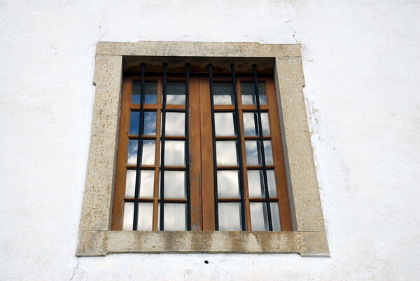 Portuguese window of the church of S. Sebastian Lagos