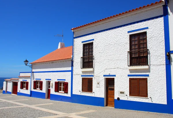 Fasáda domu, porto covo, Portugalsko — Stock fotografie