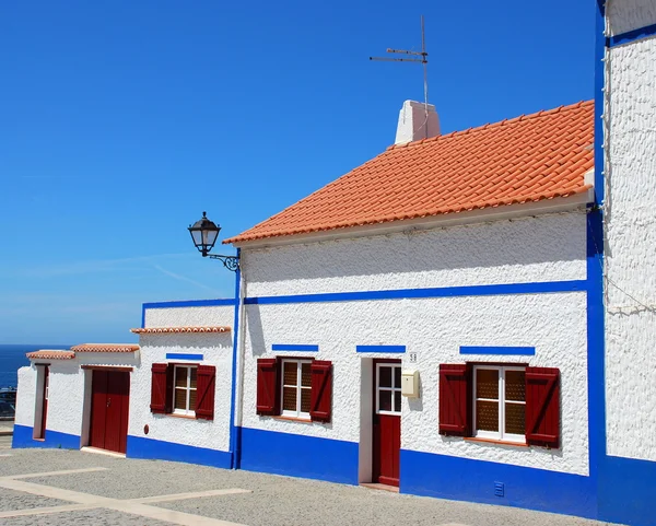 Fasáda domu, porto covo, Portugalsko — Stock fotografie