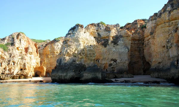 Algarve 포르투갈에 있는 라고스의 해변 — 스톡 사진
