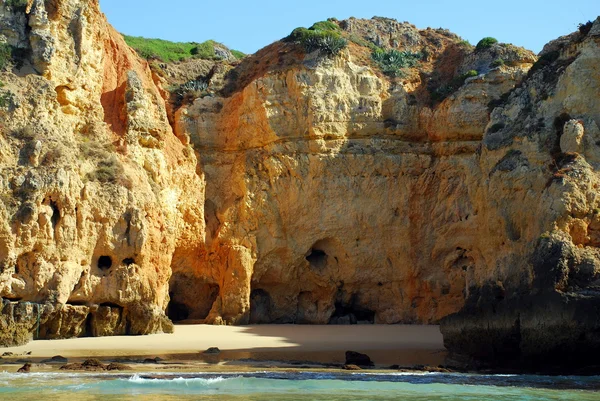 Beach in Lagos in the Algarve Portugal — Stock Photo, Image