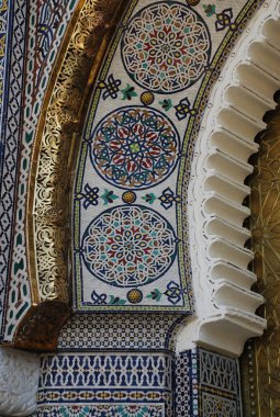 Entrance to the Palace, Fes clipart