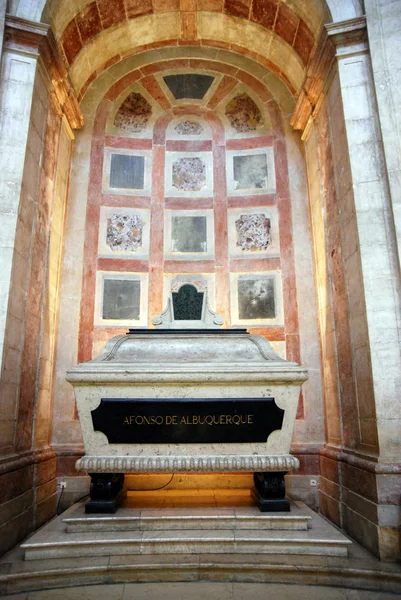 Cenotaph in Inside the famous National Pantheon in Lisbon — Stock Photo, Image