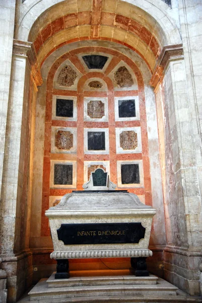 Cenotafio en el interior del famoso Panteón Nacional de Lisboa — Foto de Stock