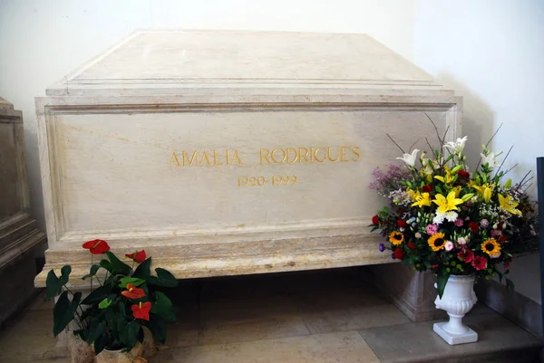 stock image Tomb of amalia rodrigues in Inside the famous National Pantheon in Lisbon