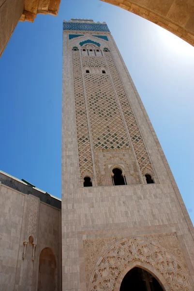 Torre Mesquita Hassan II em Casablanca — Fotografia de Stock