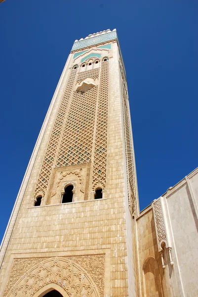 Wieża meczetu Hassana ii w Casablance — Zdjęcie stockowe