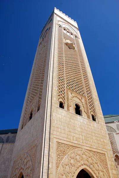 Věž mešity Hassana ii v Casablance — Stock fotografie