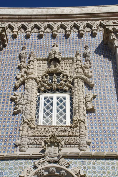 Okna pałacu pena — Zdjęcie stockowe