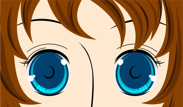 Anime ogen — Stockfoto