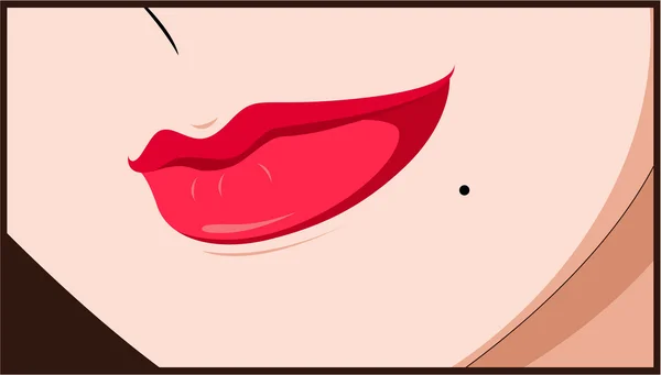 Usta kobiety — Zdjęcie stockowe