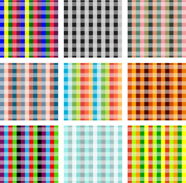 Set of striped seamless backgrounds — Stock Photo, Image