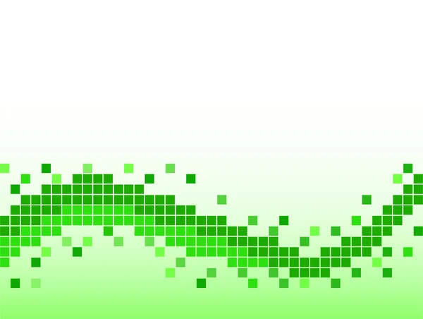 Fondo verde con píxeles — Foto de Stock