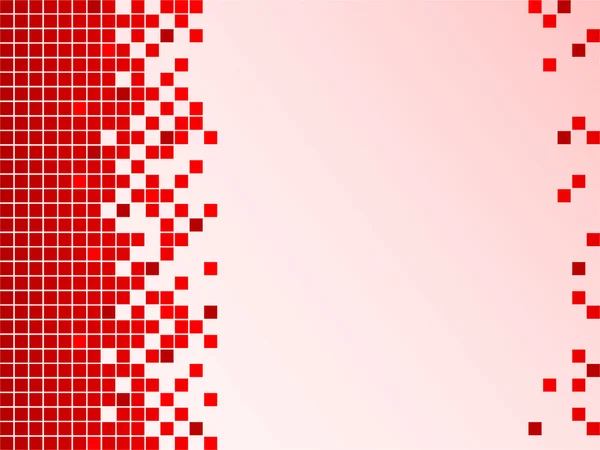 Red background with pixels — Stock Photo, Image