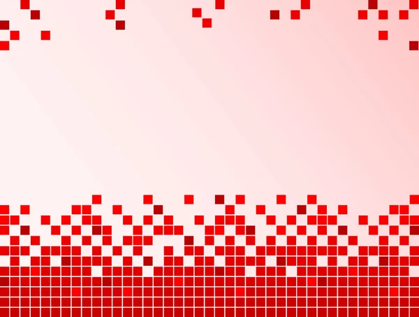Red background with pixels — Stock Photo, Image