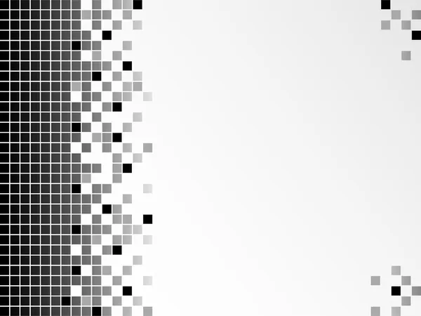 Czarne i białe tło z pikselami — Zdjęcie stockowe