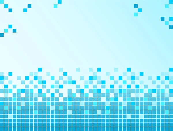 Fond bleu avec pixels — Photo