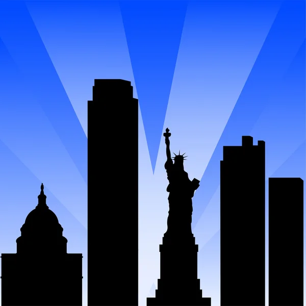 Cityscape, Verenigde Staten — Stockfoto