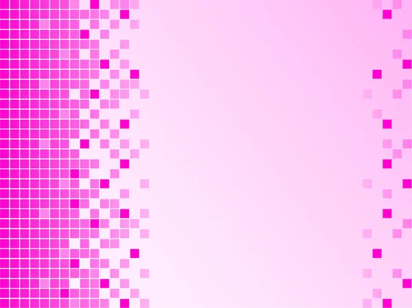 Latar belakang pink dengan piksel — Stok Foto