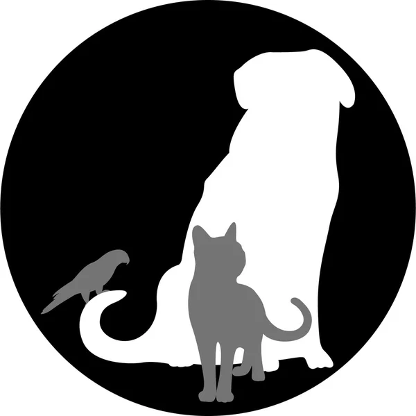 Ветеринарный логотип — стоковое фото