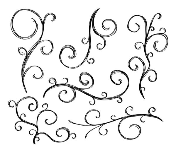 Artistic curl elements — Stock Photo, Image