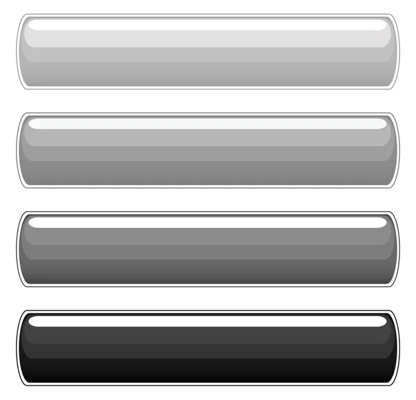 Черно-белые кнопки — стоковое фото