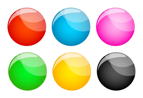 Set of coloured buttons — Stock Photo, Image