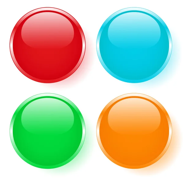Juego de botones de color —  Fotos de Stock