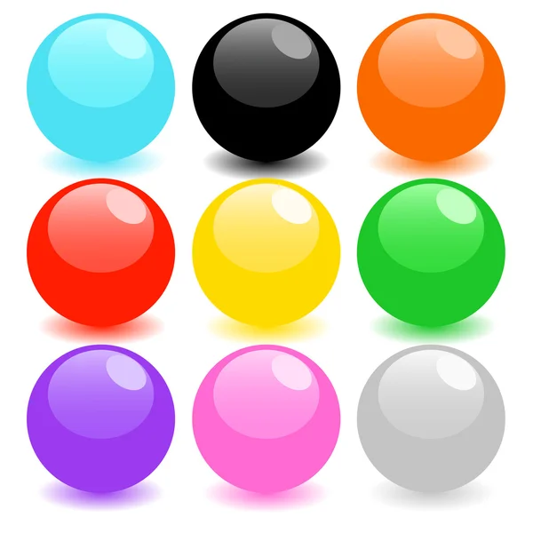 色ボタンのセット — ストック写真