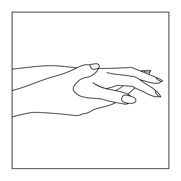 Kobiece dłonie — Zdjęcie stockowe
