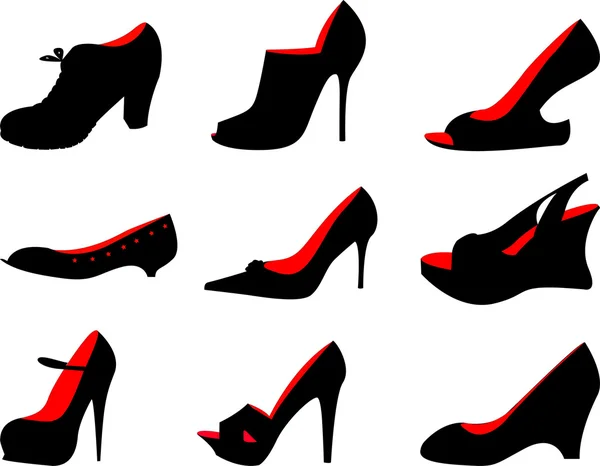 Жіноче взуття — стокове фото