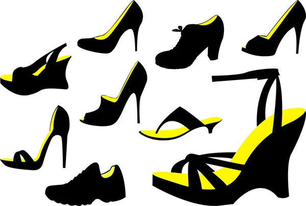 Ženské boty — Stock fotografie