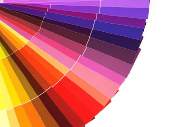 Bright palette of colors clipart