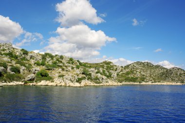 dağ ve Deniz Manzaralı. Türkiye.