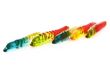 Beyaz arka plan üzerinde izole şekerlemeler