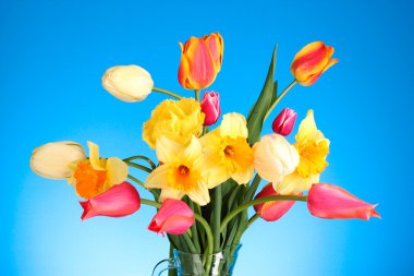 Flowers in the pink box