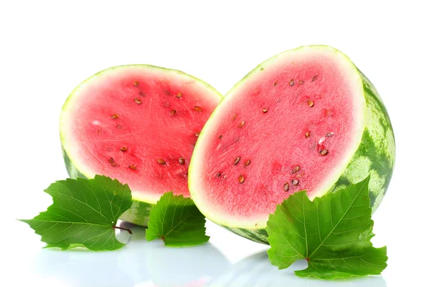 Reife in Scheiben geschnittene Wassermelone — Stockfoto