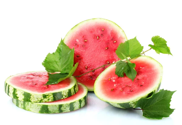 Rijp gesneden watermeloen — Stockfoto
