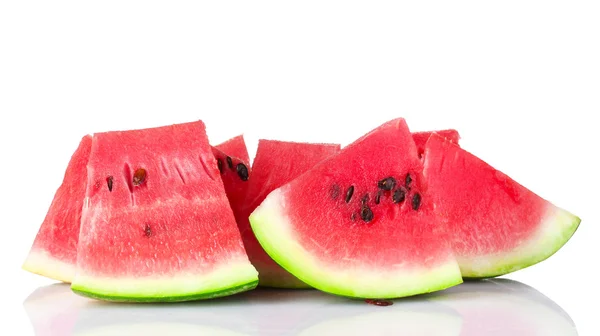 Juicy slices of watermelon — Stock Photo, Image