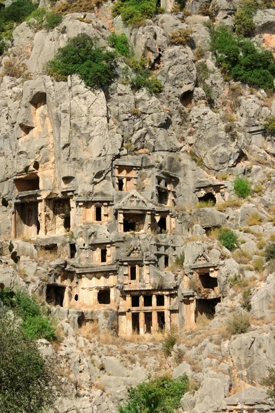 stock image Ancient Necropolis in rock