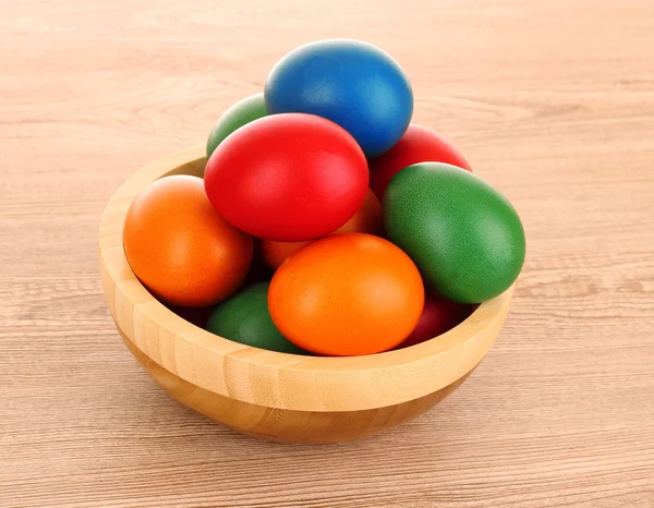 Easter Eggs in basket — Stock Photo, Image