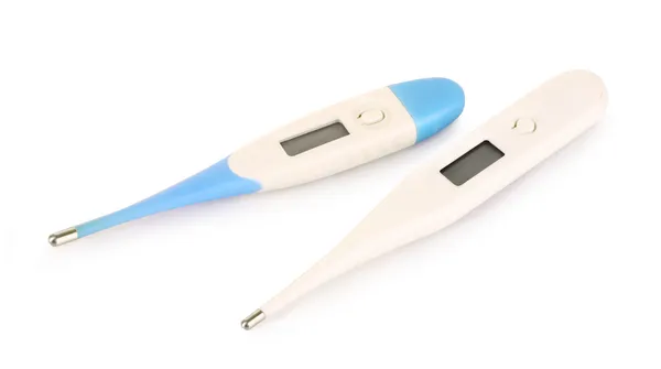 Digital thermometers isolated on white background — Stock Photo, Image