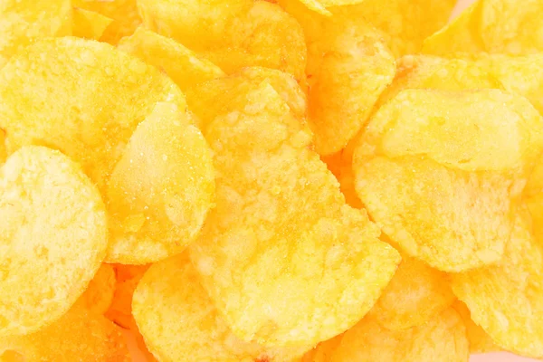 Potato chips close-up — Stockfoto