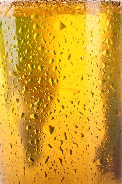Szklanka piwa zbliżenie — Zdjęcie stockowe