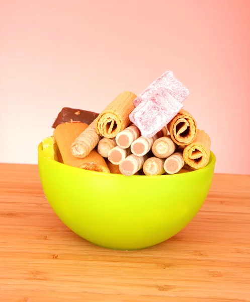 Diverse cookies på plattan — Stockfoto