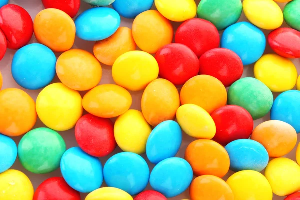 Hintergrund der bunten Bonbons beschichtete Schokolade Süßigkeiten — Stockfoto