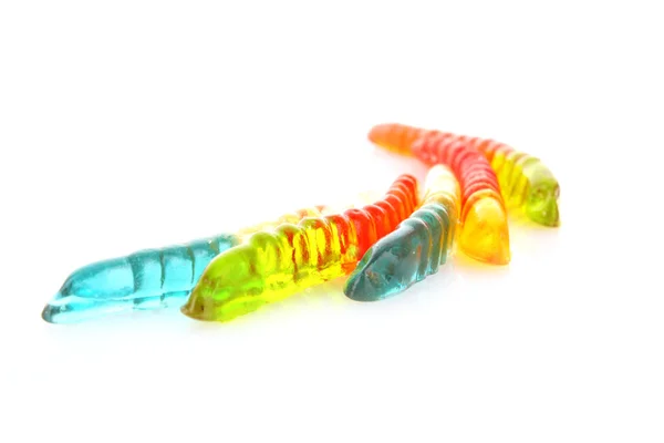 Jelly sweets isolated on white background — Stock Photo, Image