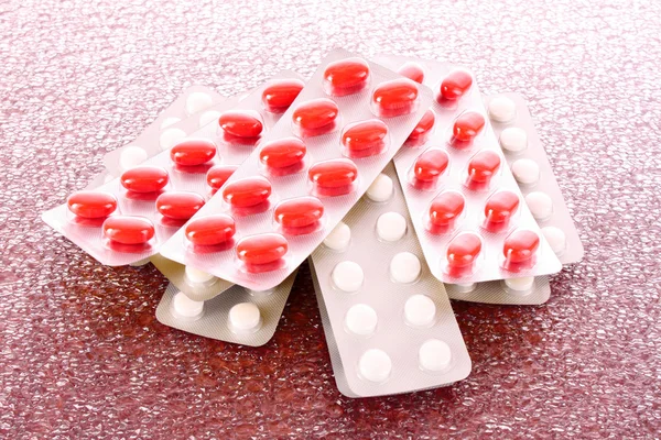 Medizinische Tabletten und Pillen — Stockfoto